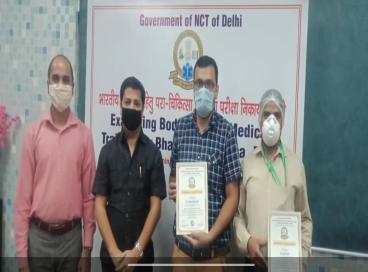 Felicitation of Corona Warriors